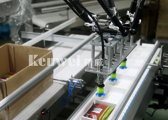 Karton için Paralel Manipülatörlü Torba Paketleme Makinası