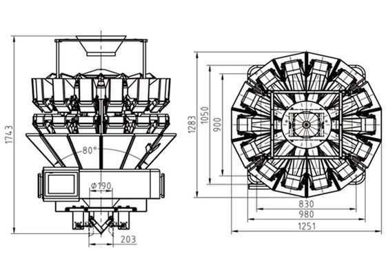 Snack Food 8A 1220mm 10 Kafalı Çok Kafa Kantarı